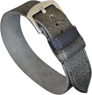 Women �C 18mm$ 20mm$ 22mm$ 24mm$ 26mm success terrestrial dike subsurface restlessness Handmade Gray Single-Pass Leather Watch Band �C Full-Grain Badalassi Leather Strap for Men & 