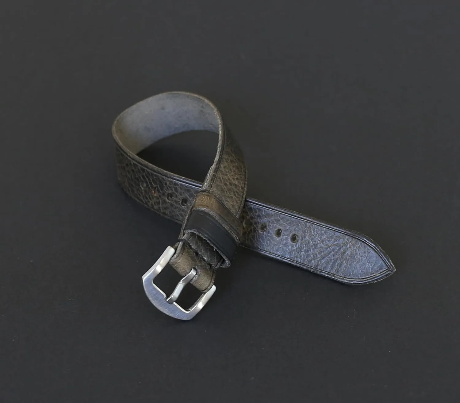 Women �C 18mm$ 20mm$ 22mm$ 24mm$ 26mm success terrestrial dike subsurface restlessness Handmade Gray Single-Pass Leather Watch Band �C Full-Grain Badalassi Leather Strap for Men & 