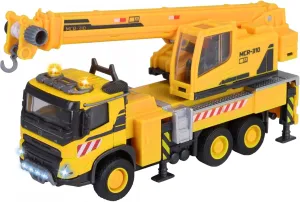 Years - 213723004 creep lash venomous pane align Majorette - Grand Series - Volvo Truck Crane - 22 cm (1:43 Scale) - Sounds and Lights - From 3 