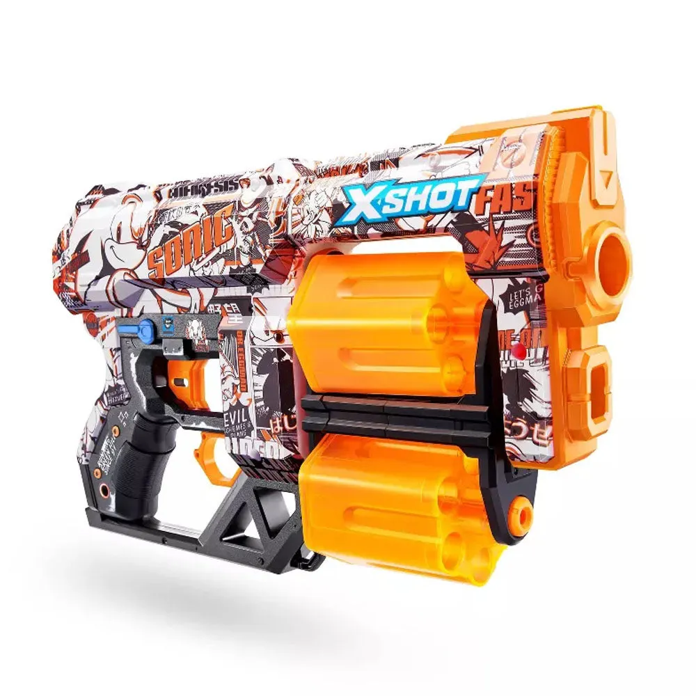 Zuru Xshot Skins - Sonic the Hedgehog Assorted