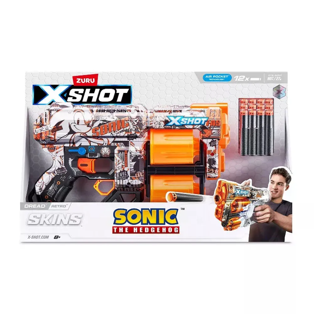 Zuru Xshot Skins - Sonic the Hedgehog Assorted