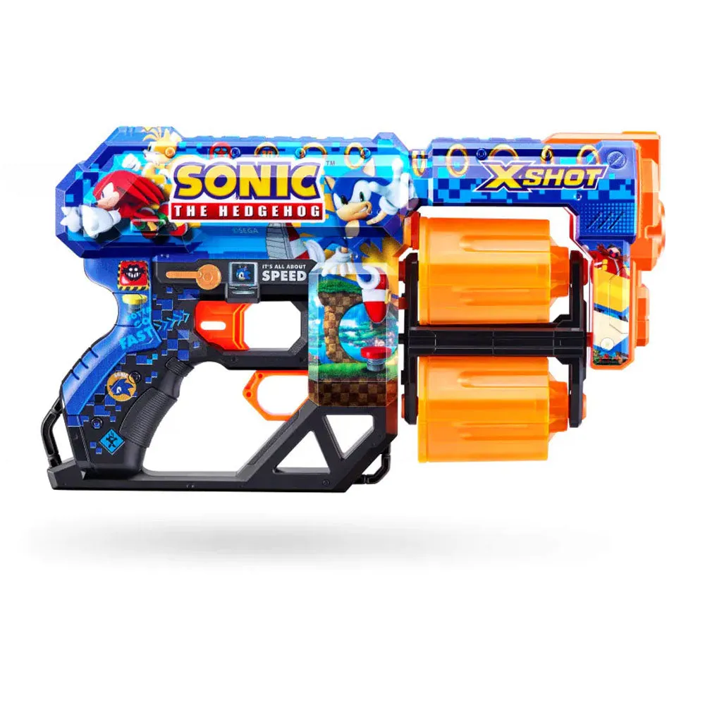 Zuru Xshot Skins - Sonic the Hedgehog Assorted