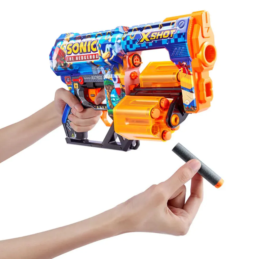 Zuru Xshot Skins - Sonic the Hedgehog Assorted